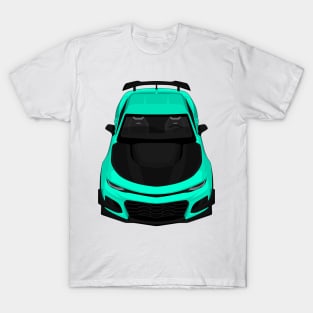 camaro zl1 1le turquoise T-Shirt